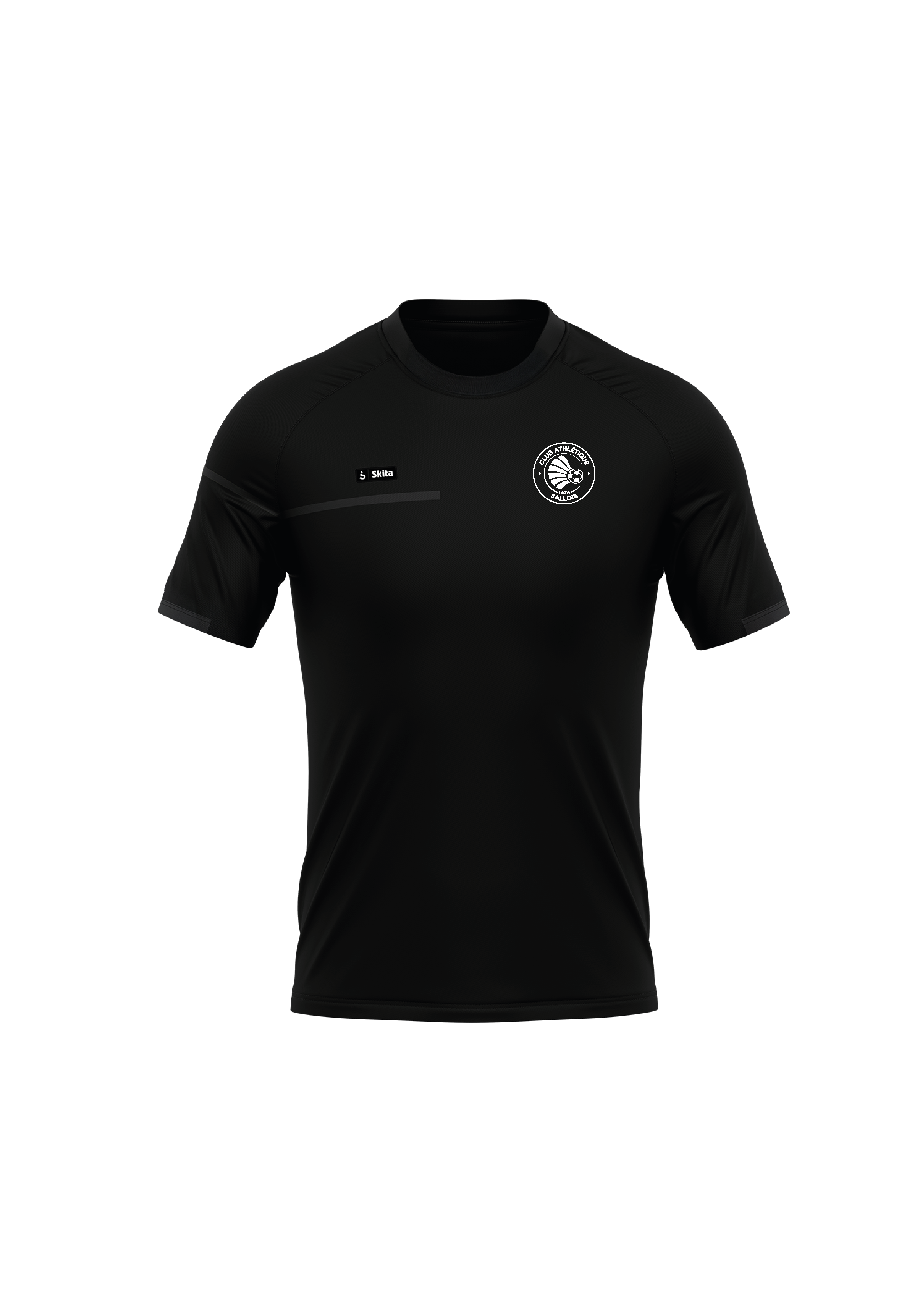 T-shirt SKITA'TECH noir (CA SALLOIS)